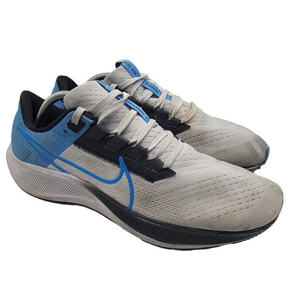Nike Air Zoom Pegasus 38 Mens 10.5 Pure Platinum Photo Dutch Blue CW7356-009 main image 9